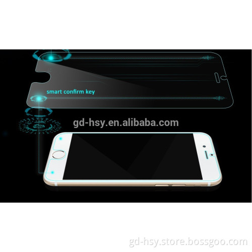 HUYSHE 2016 best selling for apple iphone 6 smart key tempered glass screen protector back touch and confirm touch